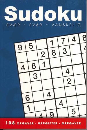 Sudoku : svår | 1:a upplagan