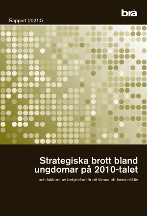 Strategiska brott bland unga på 2010-talet. Brå rapport 2021:5 : och faktor | 1:a upplagan