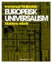 Europeisk universalism : maktens retorik | 1:a upplagan