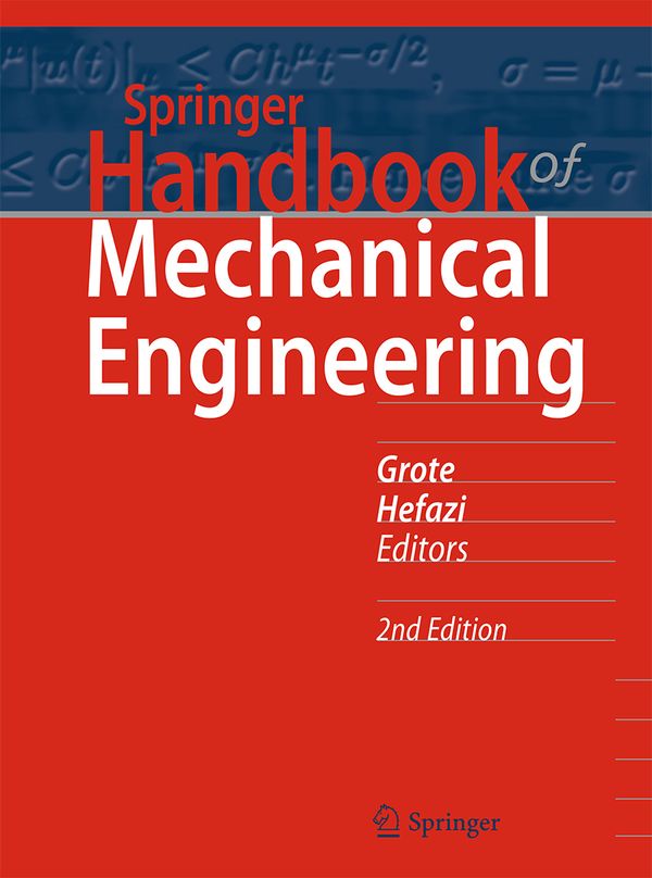 Springer Handbook of Mechanical Engineering | 2:a upplagan