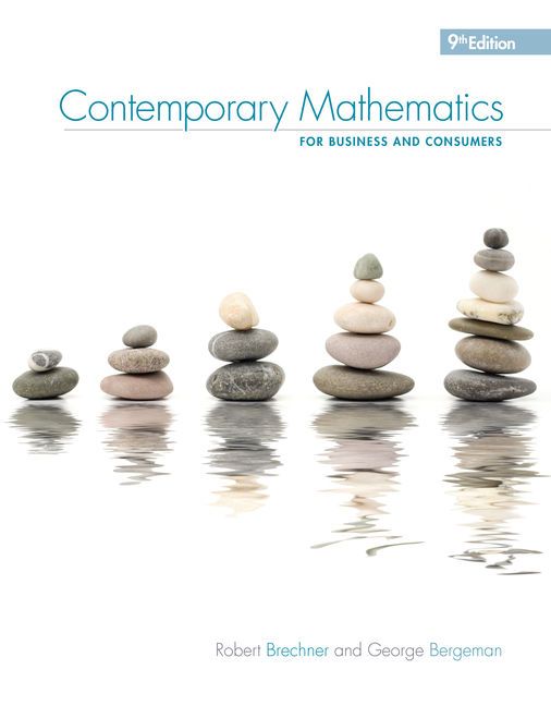 Contemporary Mathematics for Business & Consumers, 9th | 9:e upplagan
