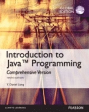 Intro to Java Programming, Comprehensive Version, Global Edition