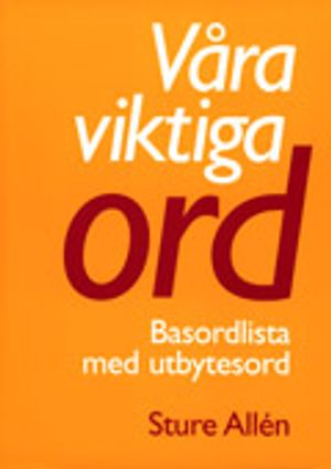 Våra viktiga ord | 1:a upplagan