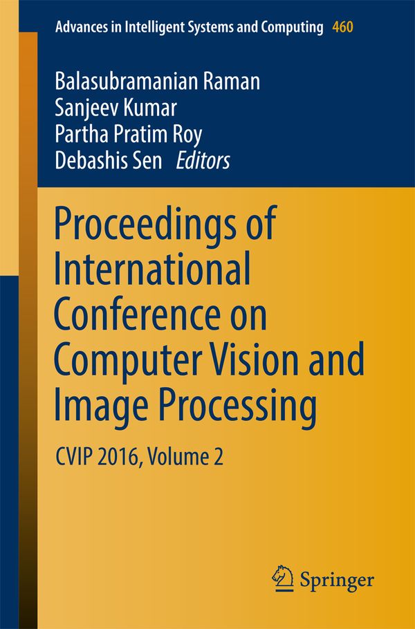 Proceedings of International Conference on Computer Vision and Image Processing | 1:a upplagan