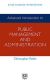 Advanced Introduction to Public Management and Administration