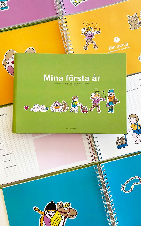 Mina första år : från mammas mage till första sommarlovet : en fyll-i-bok | 0:e upplagan
