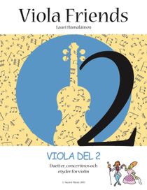 Viola. Del 2, Duetter, concertinos och etyder för violin