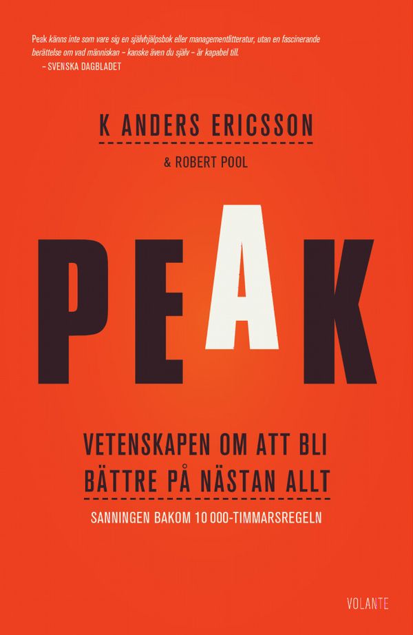 Peak: Vetenskapen om att bli bättre och bäst | 1:a upplagan