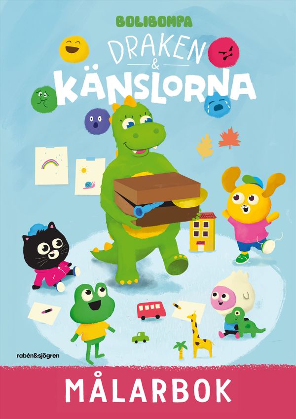 Draken och känslorna målarbok | 1:a upplagan