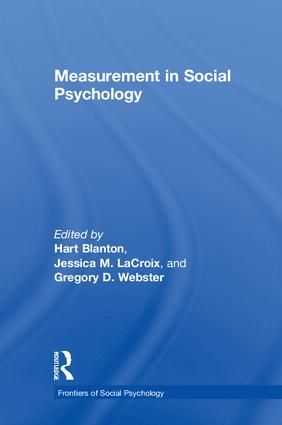 Measurement in Social Psychology | 1:a upplagan