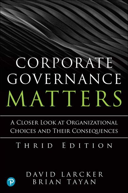 Corporate Governance Matters | 3:e upplagan