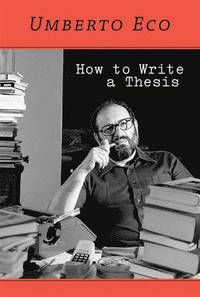 How to Write a Thesis | 0:e upplagan