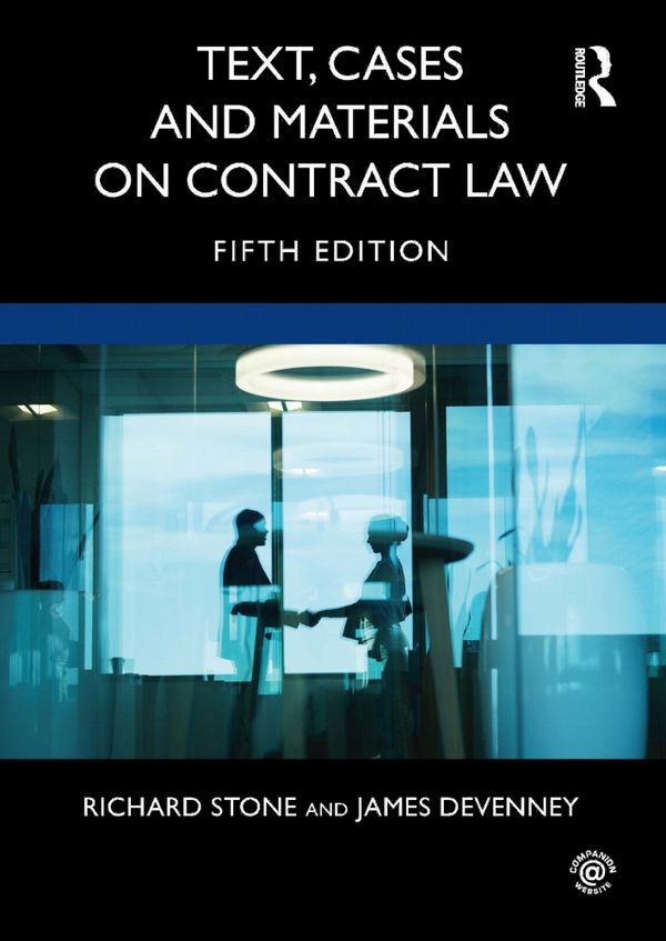 Text, Cases and Materials on Contract Law | 5:e upplagan