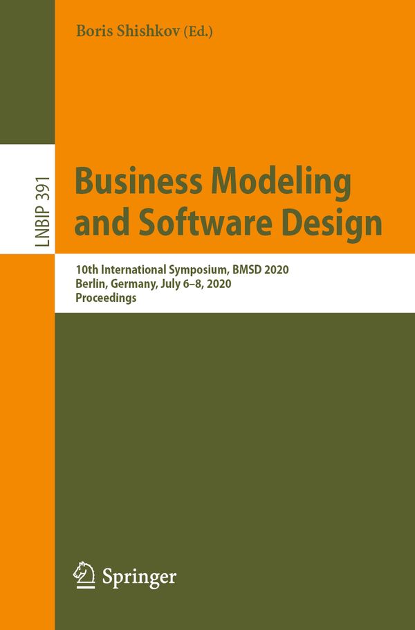 Business Modeling and Software Design | 1:a upplagan