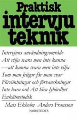 Praktisk intervjuteknik |  2:e upplagan