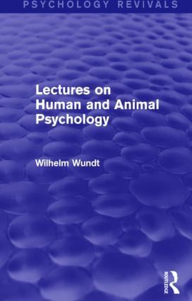 Lectures on Human and Animal Psychology | 1:a upplagan