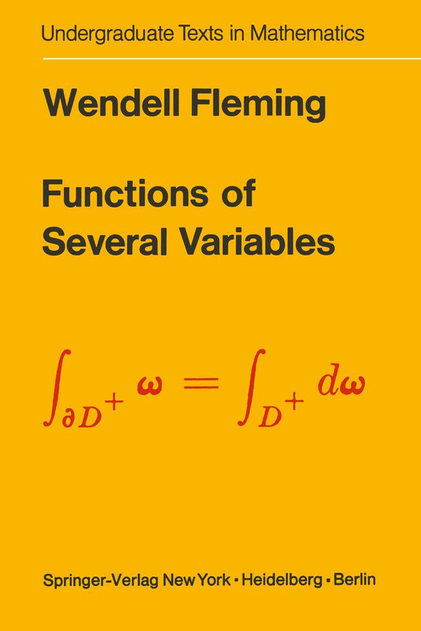 Functions of Several Variables | 0:e upplagan