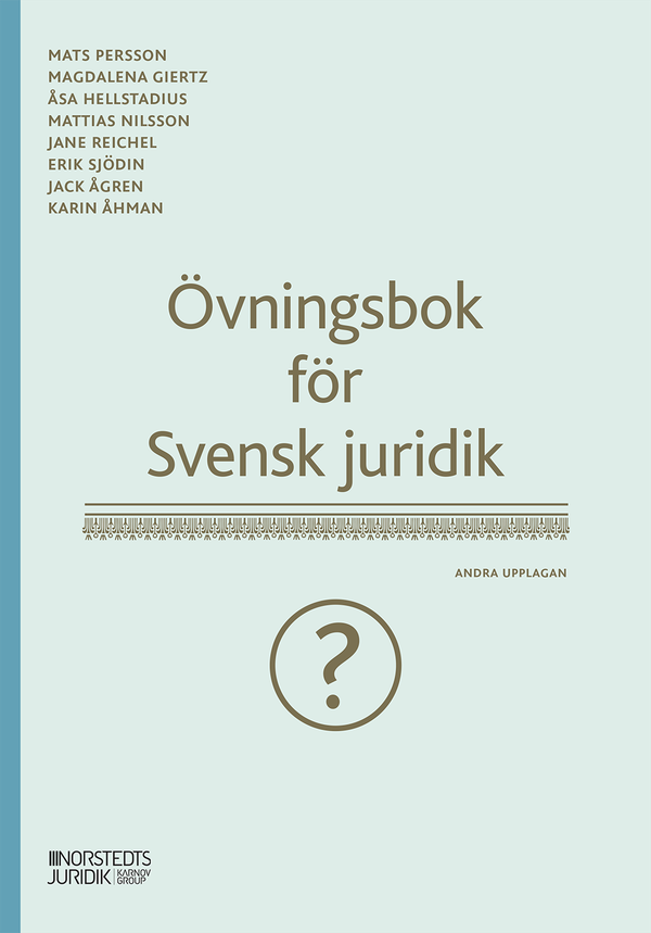Övningsbok för Svensk juridik | 2:a upplagan