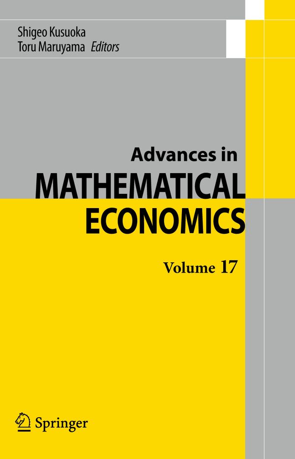 Advances in Mathematical Economics Volume 17 | 1:a upplagan