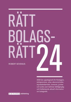 Rätt Bolagsrätt 2024 | 0:e upplagan