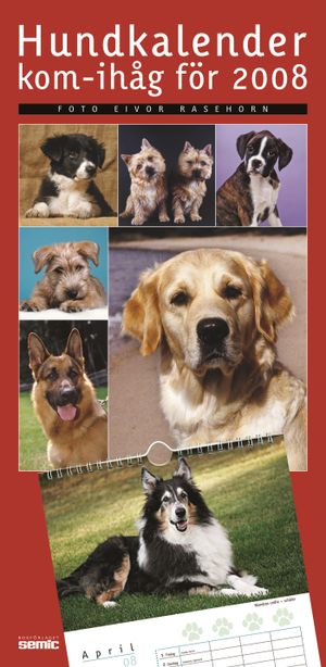 Hundkalender - kom-ihåg för 2008