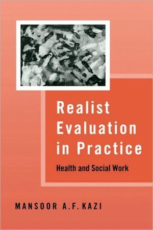 Realist Evaluation in Practice