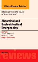 Abdominal and Gastrointestinal Emergencies, An Issue of Emergency Medicine Clinics of North America | 0:e upplagan