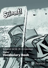 Stimmt! Edexcel GCSE German Higher Vocab Book (pack of 8) | 0:e upplagan