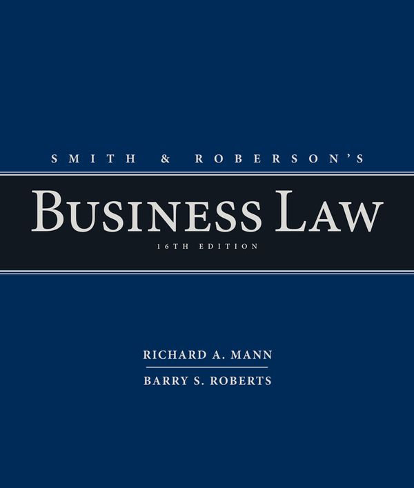 Smith and Roberson's Business Law | 16:e upplagan