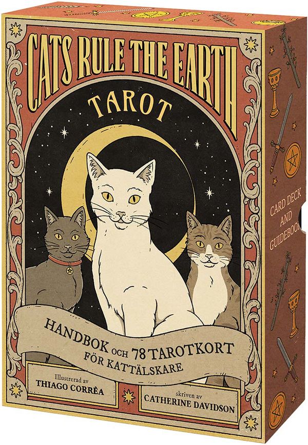 Cats Rule the Earth-tarot: Handbok och 78 tarotkort för kattälskare | 1:a upplagan
