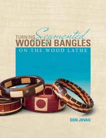 Turning segmented wooden bangles on the wood lathe