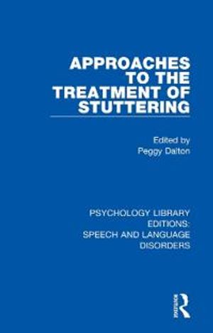 Approaches to the Treatment of Stuttering | 1:a upplagan