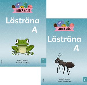 Liber Läs Lästräna A bok 1 och 2 | 1:a upplagan