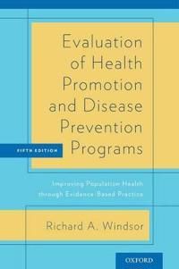 Evaluation of Health Promotion and Disease Prevention Programs | 5:e upplagan