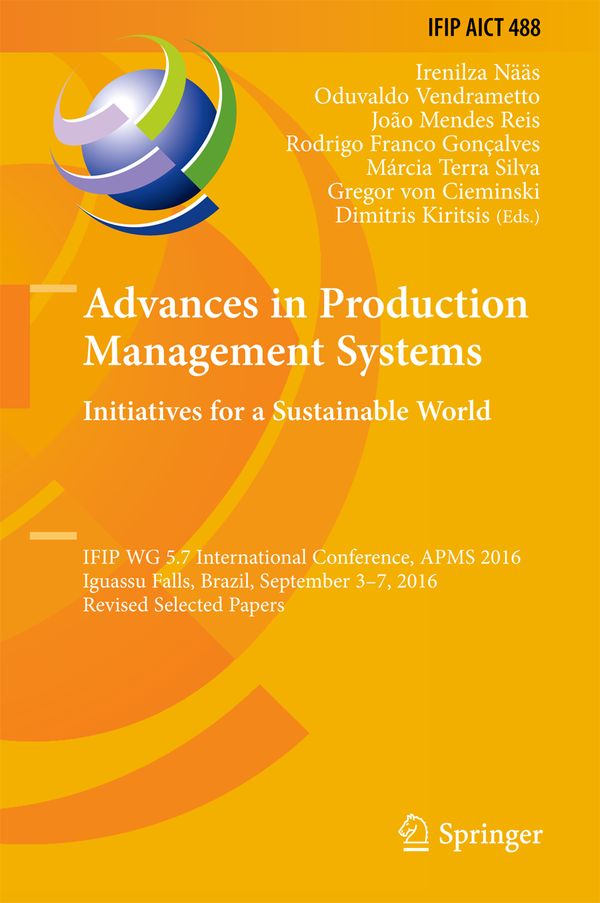 Advances in Production Management Systems. Initiatives for a Sustainable World | 1:a upplagan