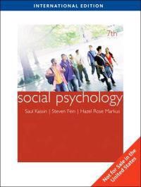 Social Psychology | 7:e upplagan