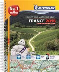 Frankrike 2016 Atlas Michelin A4 : 1:200000