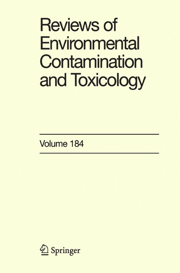 Reviews of Environmental Contamination and Toxicology 184 | 1:a upplagan