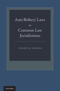 Anti-Bribery Laws in Common Law Jurisdictions | 0:e upplagan