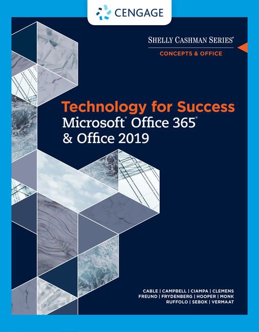 Technology for Success and Shelly Cashman Series Microsoft Office 365 & Office 2019 | 0:e upplagan