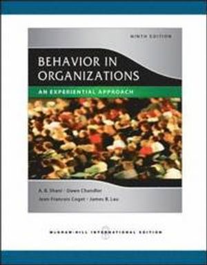 Behavior in Organizations | 9:e upplagan