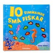 10 simmande små fiskar