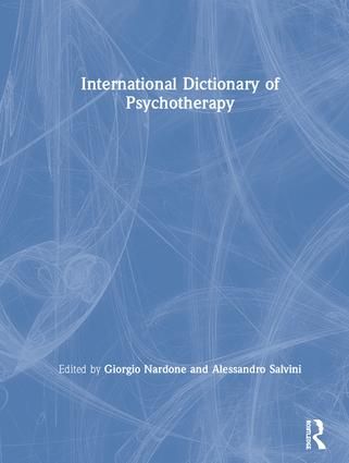 International Dictionary of Psychotherapy | 1:a upplagan