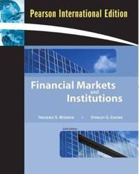 Financial Markets and Institutions | 6:e upplagan