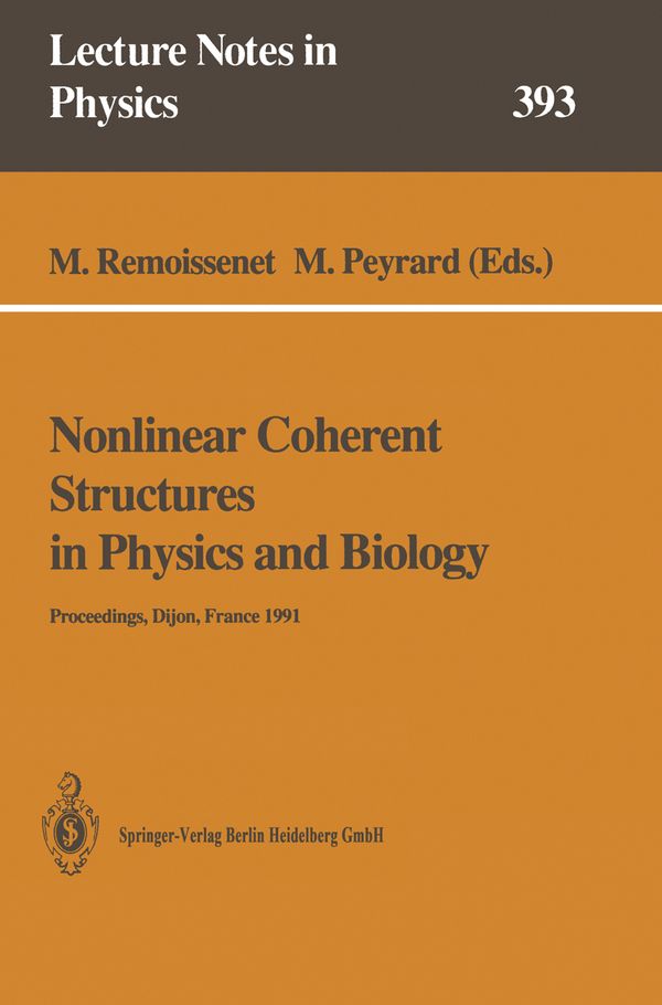 Nonlinear Coherent Structures in Physics and Biology | 1:a upplagan