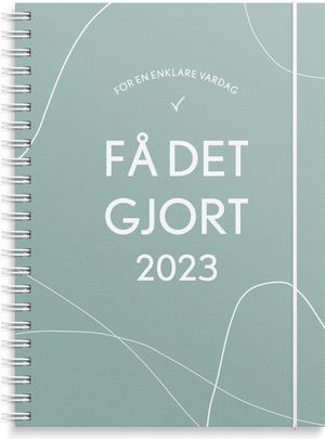 Kalender 2023 Få det gjort grön