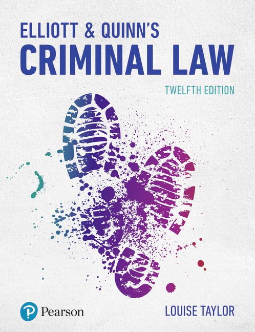 Elliott & Quinn's Criminal Law | 12:e upplagan