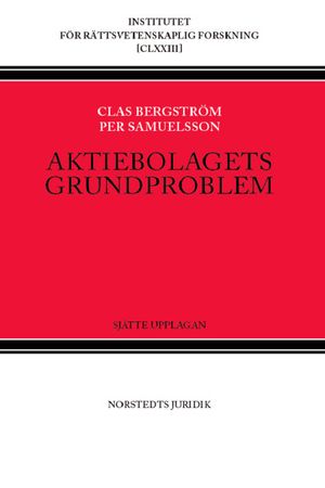 Aktiebolagets grundproblem | 6:e upplagan