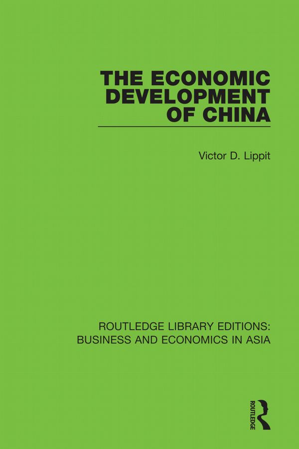 The Economic Development of China | 1:a upplagan