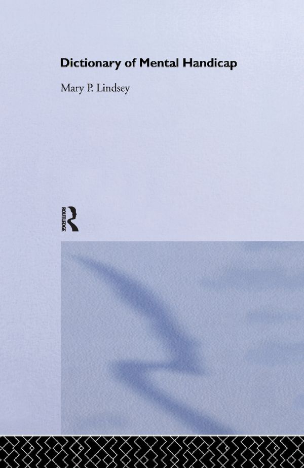 Dictionary of Mental Handicap | 1:a upplagan